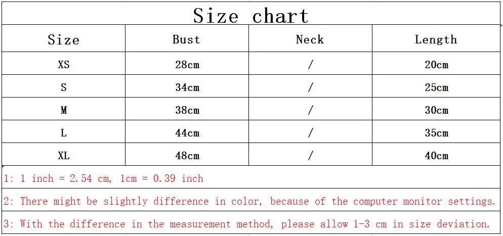 Pet Sweater Clothing