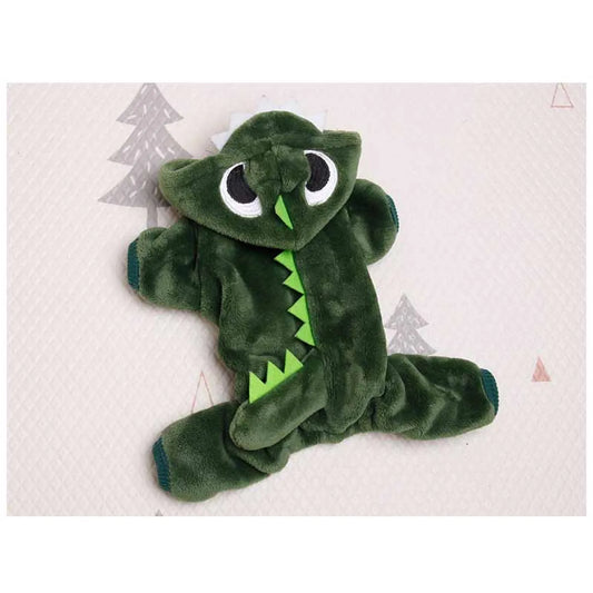 Thickened Warm Dinosaur Pet Clothing