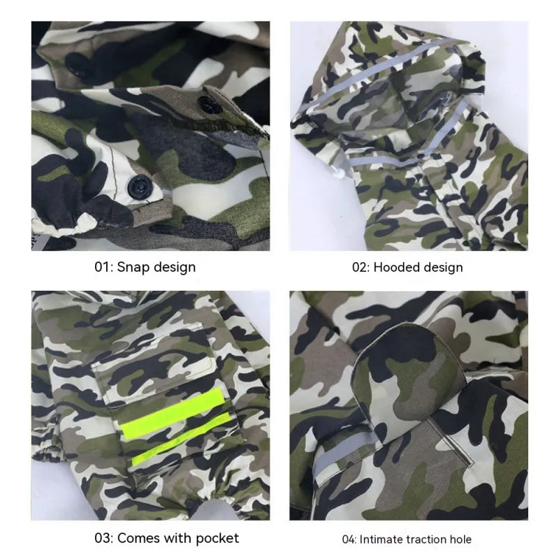 Waterproof Border Shepherd Raincoat