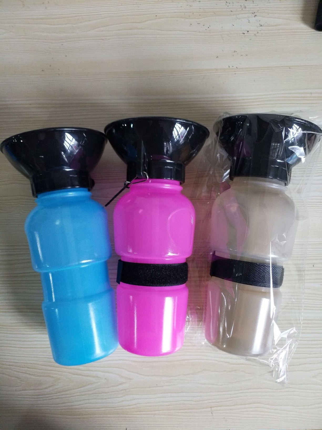 Portable Squeeze Dog and Cat Water Bottle with Travel Bowl