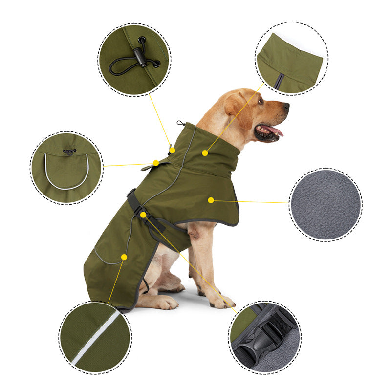Warm Winter Coat for Big Dogs