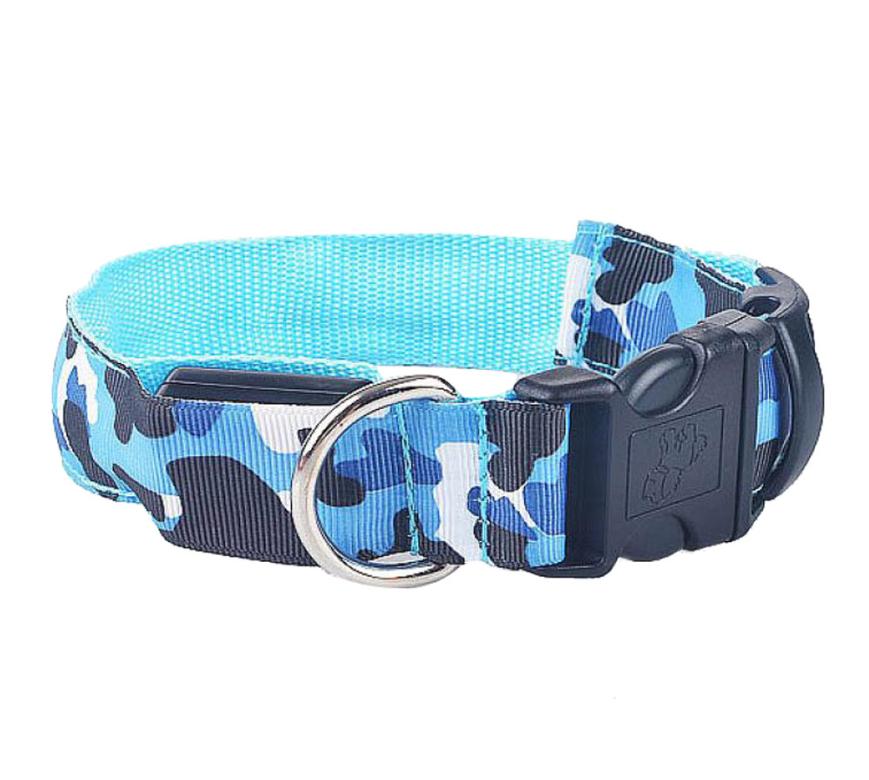 Camouflage Luminous LED Dog Collar
