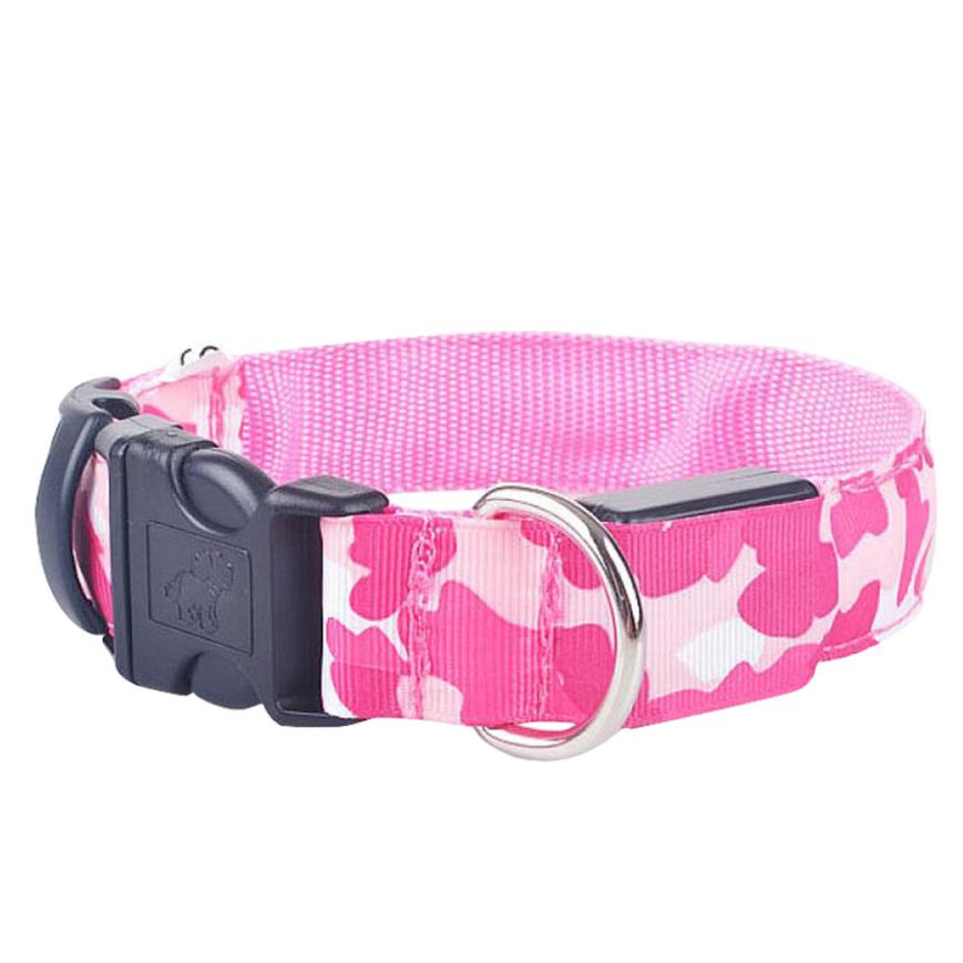 Camouflage Luminous LED Dog Collar