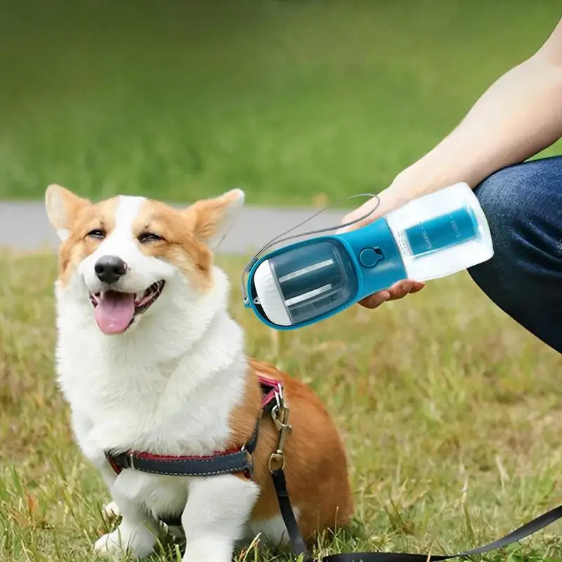 Portable 3-in-1 Dog Water and Food Travel Cup