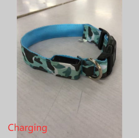 Camouflage Luminous LED Dog Collar