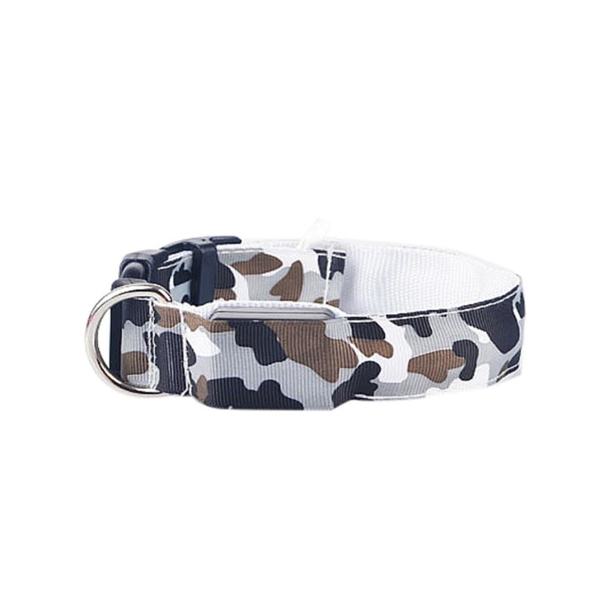 Camouflage Luminous LED Dog Collar