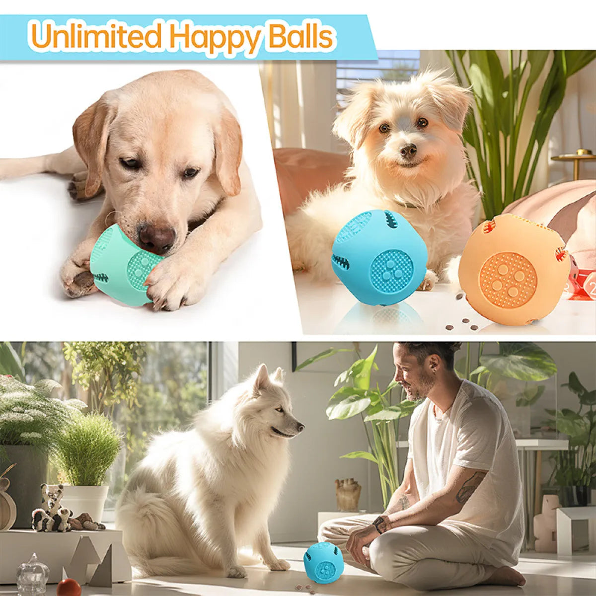 Silicone Dog Food Leak Toy