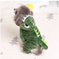 Thickened Warm Dinosaur Pet Clothing