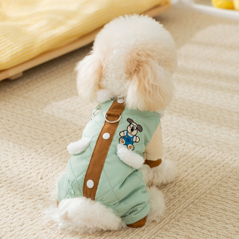 Thick Pocket Patch Pet Coat