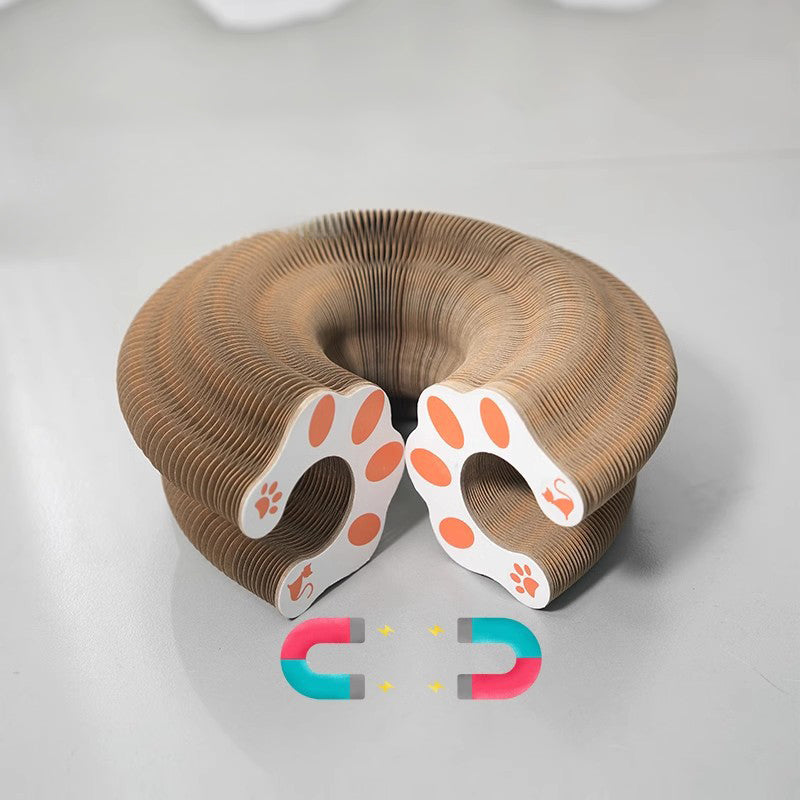 Accordion Cat Scratching Board Interactive Kitty Toy