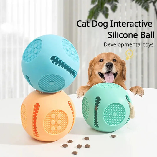 Silicone Dog Food Leak Toy