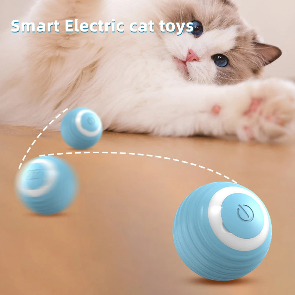 Smart Interactive Rolling Cat Ball Toy for Cats and Dogs