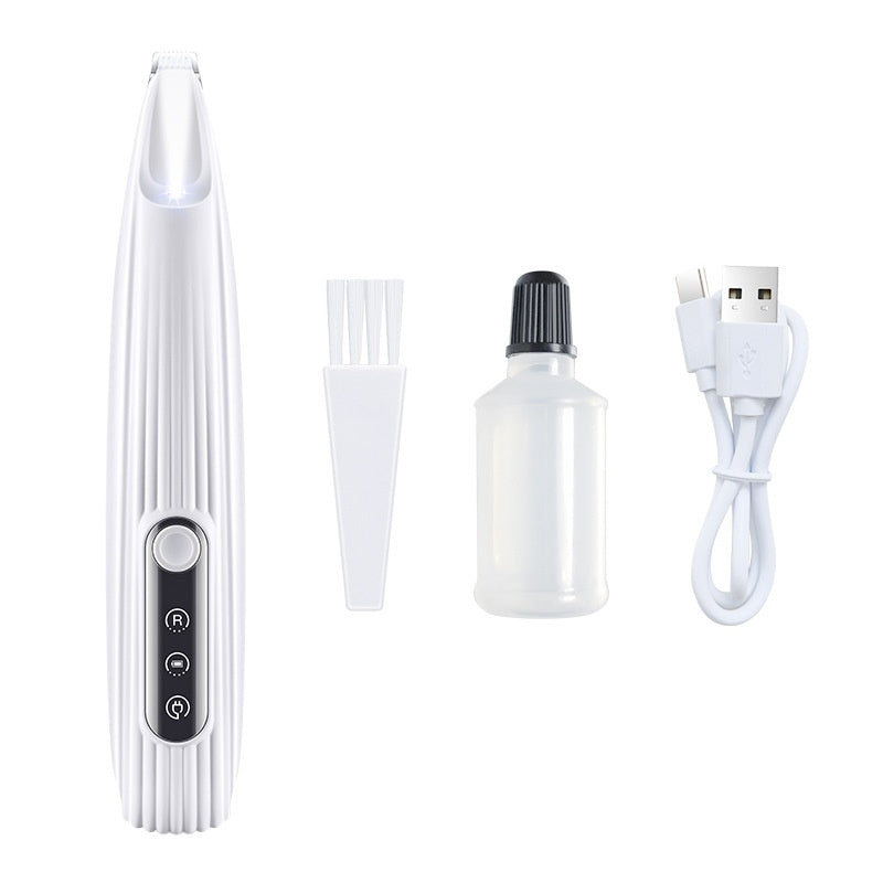 LED Pet Paw Hair Trimmer Electric Dog and Cat Clipper